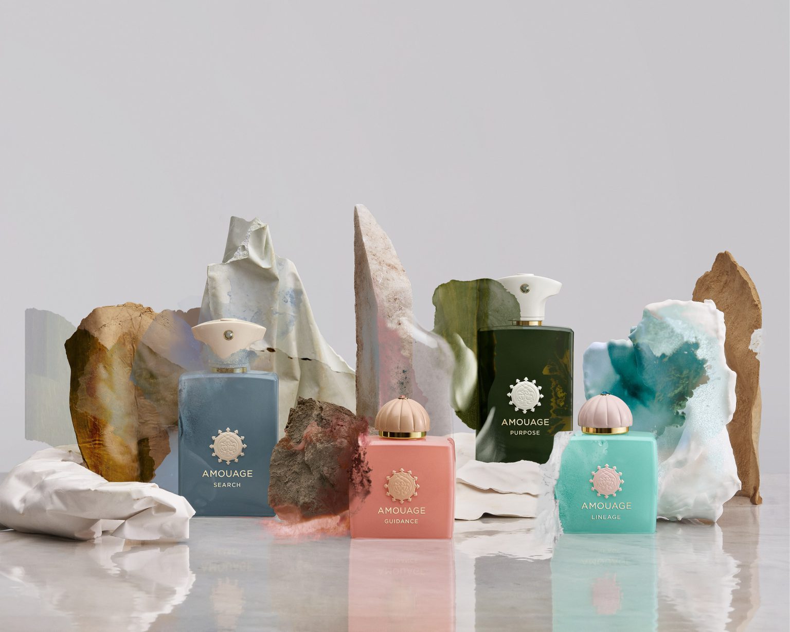 Amouage reveals the third chapter of its Odyssey Collection, a quartet of new perfumes portraying Oman’s greatest treasure, Royal Frankincense, in all its complexity