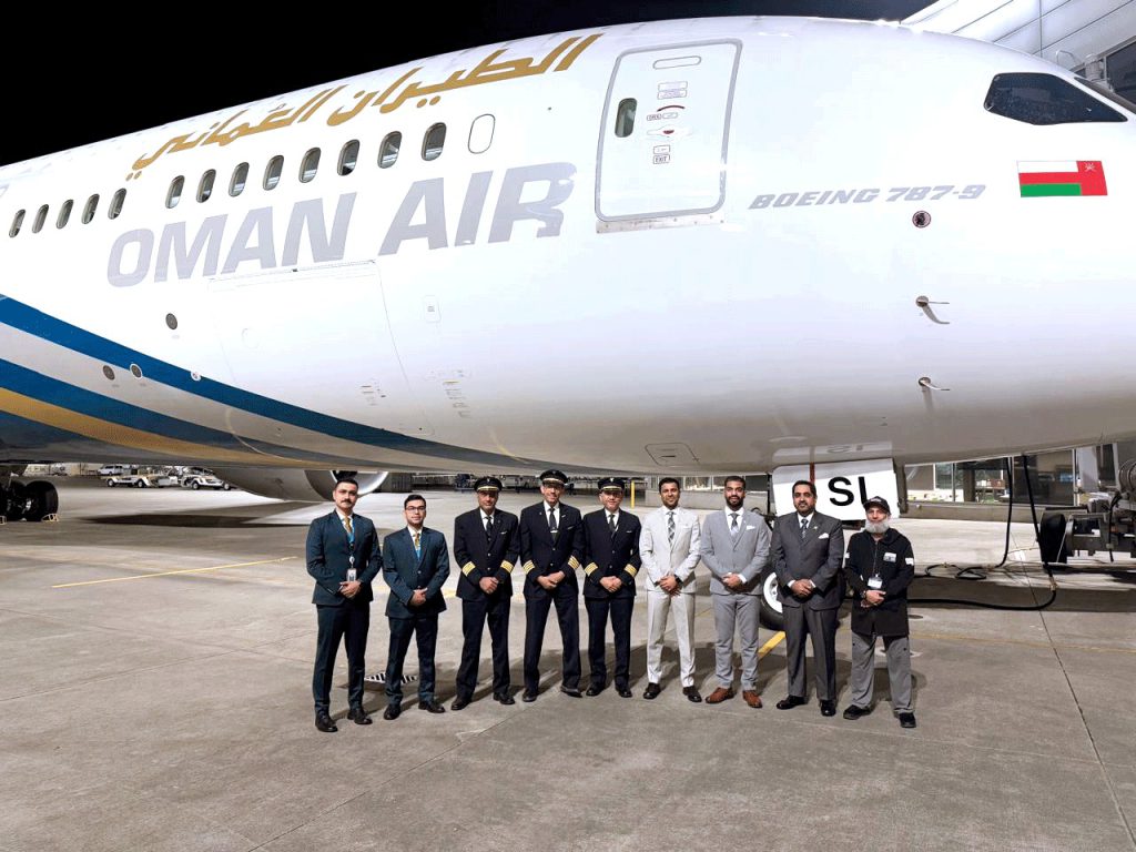 Oman Air Marks a Key Milestone with the Arrival of its Latest Boeing 787-9 Dreamliner